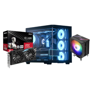 Radiant RX 7900 GRE 4K Gaming PC – i5-14400F | DDR5-6000 | 1 TB Gen 4 NVMe | 750 W PSU | AeroCool P500C w/ 4 ARGB Fans