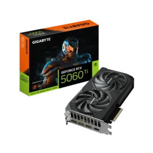 GIGABYTE GeForce RTX 5060 Ti WINDFORCE OC 16G Graphics Card, 16GB 128-bit GDDR7, PCIe 5.0, WINDFORCE Cooling System