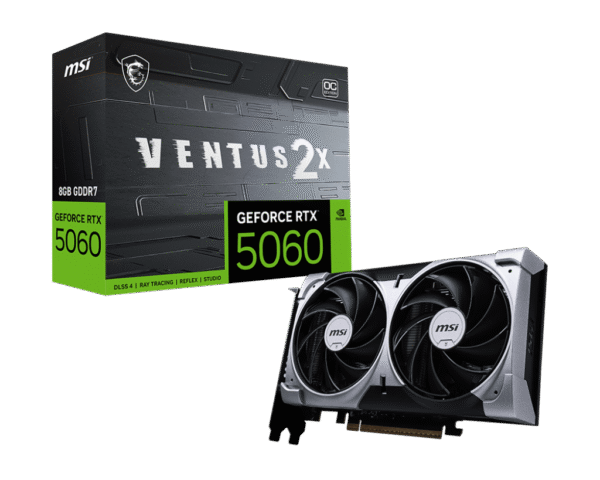 MSI GeForce RTX 5060 8G VENTUS 2X OC Gaming GPU