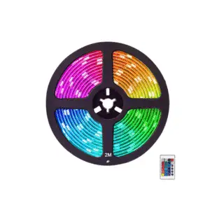 Twisted Minds TM-RGB-2M LED Light Strip – 2M | 16 Static Colors | USB Powered | Remote Control | Gaming & Ambience Setup