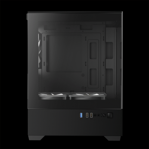 Gamdias AURA GC9M ARGB | Compact Micro‑ATX Case | Panoramic Tempered Glass | 3 x 120 mm ARGB Fans | Supports Micro‑ATX/Mini‑ITX - Image 6
