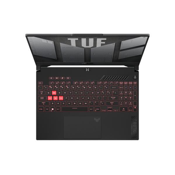 ASUS TUF A15 FA507NV Gaming Laptop – Ryzen 5 7535HS, 16GB RAM, 512GB SSD, RTX 4060 8GB, 15.6" FHD 144Hz, RGB Backlit Keyboard, Mecha Grey, ENG KB - Image 4