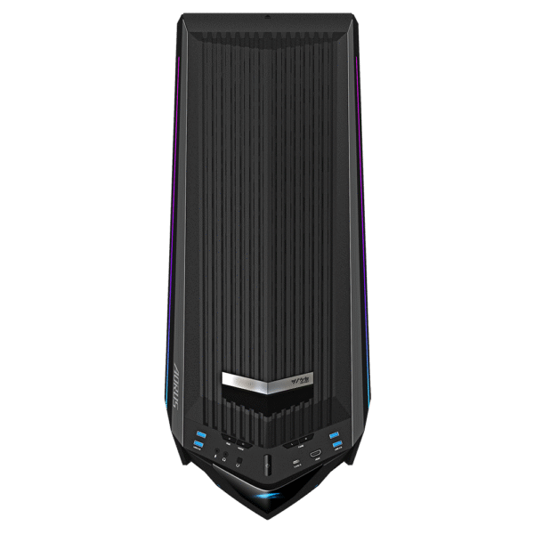 Gigabyte Aorus C700 Glass aRGB Full-Tower Computer Case, Tempered Glass Side Panel, Up to 420mm Radiator & 8x Fans Support, 5x Pre-Installed Fans, USB-C 3.1 Gen2/ USB 3.0 *4, Black - Image 6
