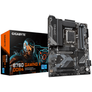 Gigabyte B760 Gaming X DDR4 Motherboard - Supports Intel Core 14th Gen CPUs, 8+1+1 Phases Digital VRM, up to 5333MHz DDR4 (OC), 3xPCIe 4.0 M.2, 2.5GbE LAN, USB 3.2 Gen 2