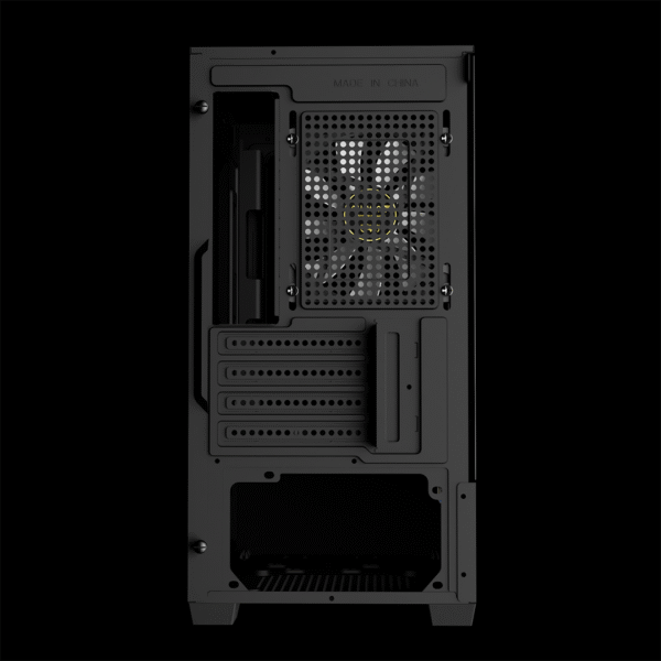 Gamdias AURA GC9M ARGB | Compact Micro‑ATX Case | Panoramic Tempered Glass | 3 x 120 mm ARGB Fans | Supports Micro‑ATX/Mini‑ITX - Image 4