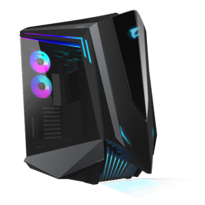 Gigabyte Aorus C700 Glass aRGB Full-Tower Computer Case, Tempered Glass Side Panel, Up to 420mm Radiator & 8x Fans Support, 5x Pre-Installed Fans, USB-C 3.1 Gen2/ USB 3.0 *4, Black