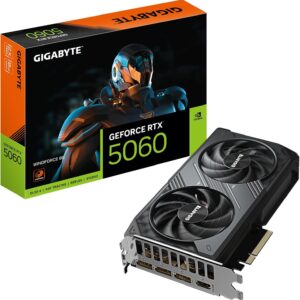 Gigabyte GeForce RTX 5060 WINDFORCE 8G Graphics Card - 8GB GDDR7, 128bit, PCI-E 5.0