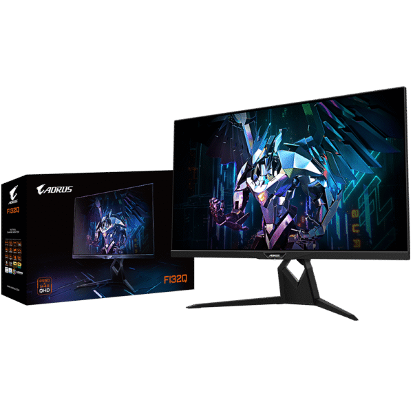 GIGABYTE AORUS FI32Q 32" 165Hz 1440p HBR3,NVIDIA G-SYNC Compatible,Exclusive Built-in ANC, -KVM, 2560x1440 Display,1ms Response Time,HDR, 94% DCI-P3,1x DisplayPort 1.4,2x HDMI 2.0,2x USB 3.0,1x USB C - Image 7