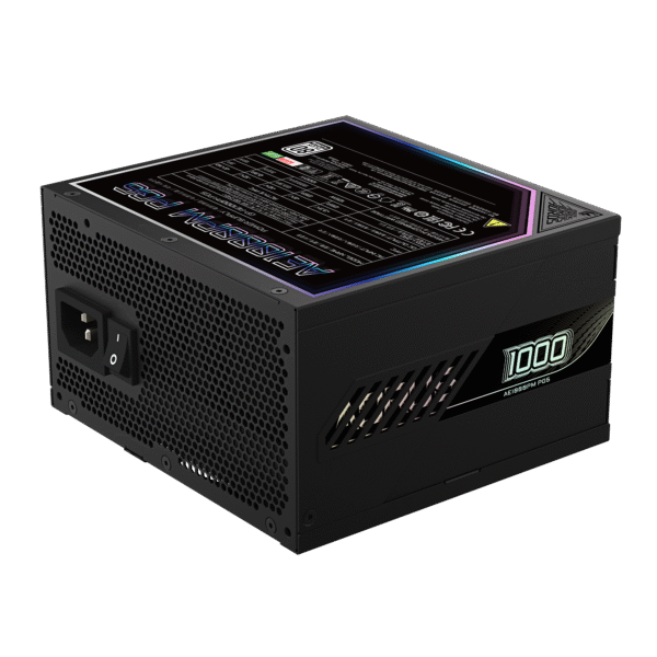 GIGABYTE GP-AE1000PM PG5 - PCIe5.1 Ready - ATX3.1-1000W 80 Plus Platinum Certified - Fully Modular Power Supply - Image 2