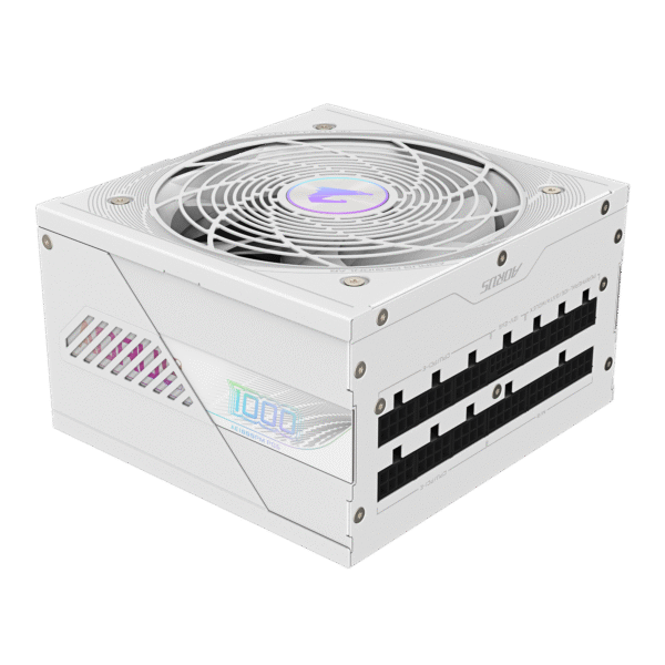 GIGABYTE AORUS Elite P1000W Ice Power Supply - PCIe 5.0, 80 Plus Platinum, Fully Modular Design, 120mm Fan, ATX 3.0 Compatible - Image 4