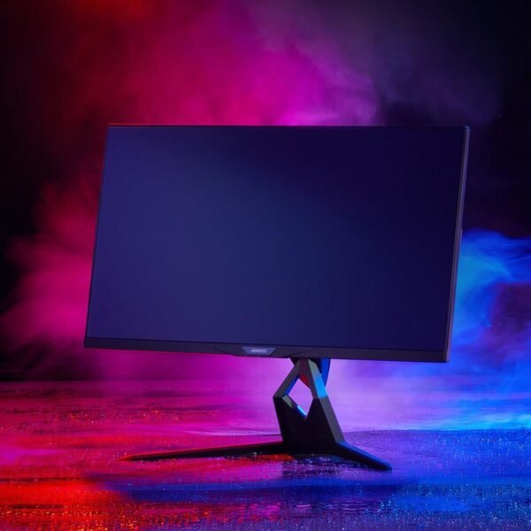 GIGABYTE AORUS FI32U 32" 4K SS IPS Gaming Monitor, Exclusive Built-in ANC, 3840x2160 Display, 144 Hz Refresh Rate, 1ms Response Time (GTG), 1x Display Port 1.4,2x HDMI 2.1,2x USB 3.0,with Type-C,BLACK - Image 3