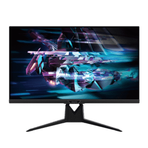 GIGABYTE AORUS FI32U 32" 4K SS IPS Gaming Monitor, Exclusive Built-in ANC, 3840x2160 Display, 144 Hz Refresh Rate, 1ms Response Time (GTG), 1x Display Port 1.4,2x HDMI 2.1,2x USB 3.0,with Type-C,BLACK