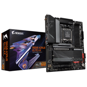GIGABYTE B650 AORUS Elite AX AMD B650 ATX Motherboard with DDR5, PCIe 5.0, WiFi 6E