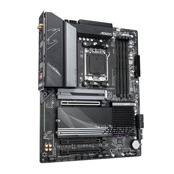 GIGABYTE B650 AORUS Elite AX V2 (AM5/ LGA 1718/ AMD/ B650/ ATX/DDR5/ Triple M.2/ PCIe 5.0/ USB 3.2 Gen2X2 Type-C/WiFi 6E/ 2.5GbE LAN/Q-Flash Plus/EZ-Latch/Motherboard) - Image 3