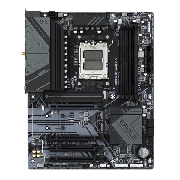 GIGABYTE B650 Eagle AX AM5 LGA 1718 AMD B650 ATX, DDR5 Triple M.2, PCIe 5.0, USB 3.2 Gen2x2 Type-C, AMD Wi-Fi 6E, Realtek GbE LAN - Image 5