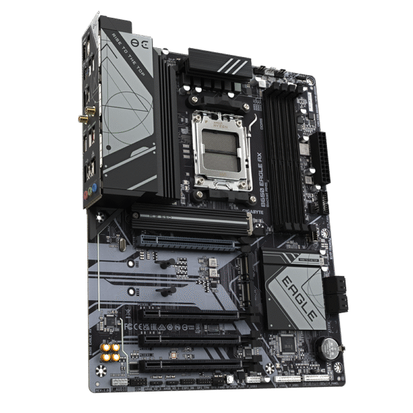 GIGABYTE B650 Eagle AX AM5 LGA 1718 AMD B650 ATX, DDR5 Triple M.2, PCIe 5.0, USB 3.2 Gen2x2 Type-C, AMD Wi-Fi 6E, Realtek GbE LAN - Image 2