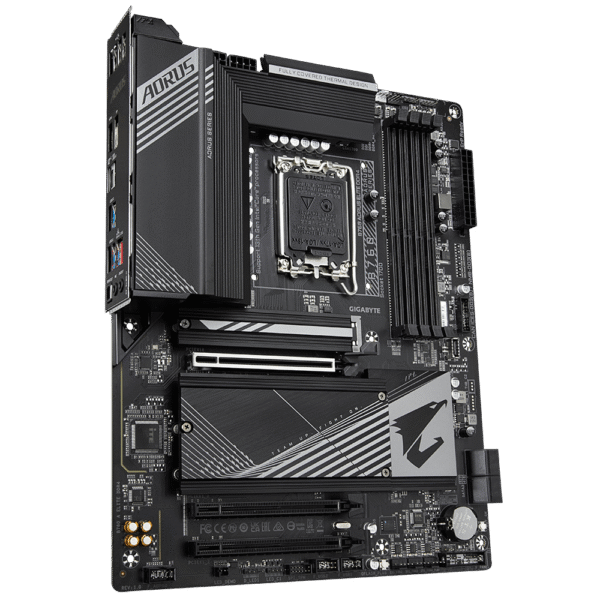 GIGABYTE B760 AORUS ELITE DDR4 Motherboard, Intel B760 Chipset, 4x DDR4 DIMM Slot, 128GB Max Memory, 3x PCIe 4.0 x4 M.2 Connectors, 2.5GbE LAN, 4x SATA 6Gb/s, 1x HDMI & DP | B760-AORUS-ELITE-DDR4 - Image 3
