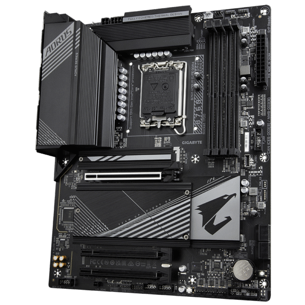 GIGABYTE B760 AORUS ELITE DDR4 Motherboard, Intel B760 Chipset, 4x DDR4 DIMM Slot, 128GB Max Memory, 3x PCIe 4.0 x4 M.2 Connectors, 2.5GbE LAN, 4x SATA 6Gb/s, 1x HDMI & DP | B760-AORUS-ELITE-DDR4 - Image 4