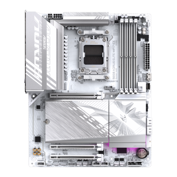 GIGABYTE B850 AORUS Elite WIFI7 ICE AMD AM5 LGA 1718 Motherboard, ATX, DDR5, 3X M.2, PCIe 5.0, USB-C, WIFI7, 2.5GbE LAN, EZ-Latch - Image 4