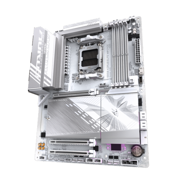 GIGABYTE B850 AORUS Elite WIFI7 ICE AMD AM5 LGA 1718 Motherboard, ATX, DDR5, 3X M.2, PCIe 5.0, USB-C, WIFI7, 2.5GbE LAN, EZ-Latch - Image 3