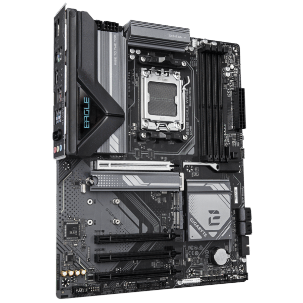 GIGABYTE B850 Eagle WIFI6E AMD AM5 LGA 1718 Motherboard, ATX, DDR5, 3X M.2, PCIe 5.0, USB-C, WIFI6E, 1GbE LAN, EZ-Latch - Image 3