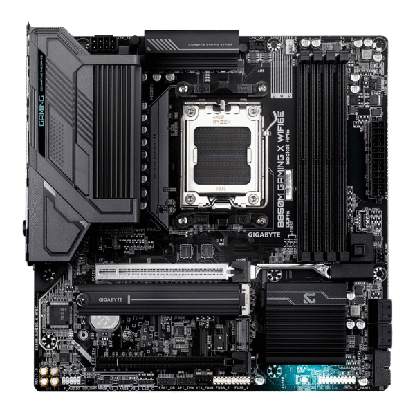 GIGABYTE B850M Gaming X WIFI6E AMD AM5 LGA 1718 Motherboard, mATX, DDR5, 2X M.2, PCIe 5.0, USB-C, WIFI6E, 2.5GbE LAN, EZ-Latch - Image 4