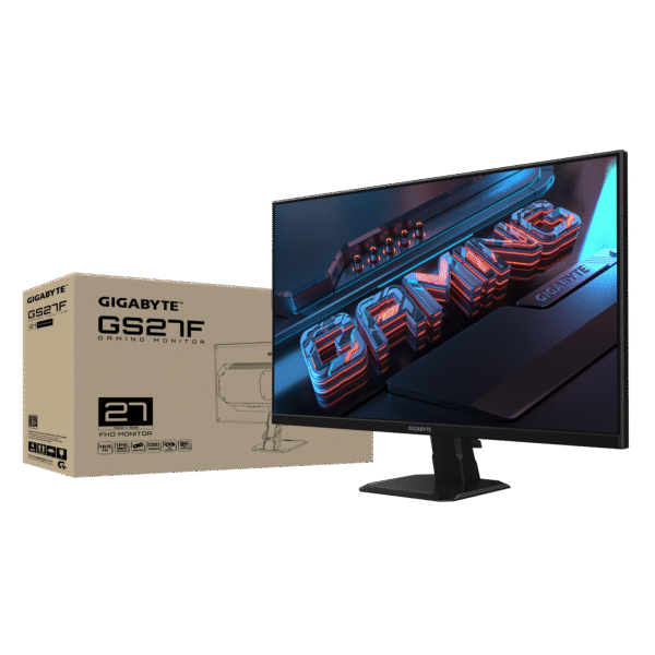 GIGABYTE GS27F 27" 165Hz 1080P Gaming Monitor, 1920 x 1080 SS IPS Display, 1ms (MPRT) Response Time, HDR Ready, FreeSync Premium, 1x Display Port 1.4, 2X HDMI 2.0,Black - Image 9
