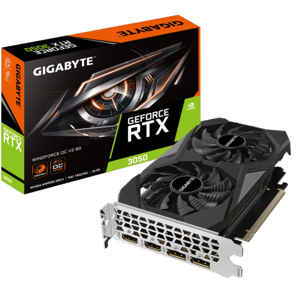 GIGABYTE GeForce RTX 3050 WINDFORCE OC V2 6G Graphics Card, 2X WINDFORCE Fans, 6GB GDDR6 96-bit GDDR6, GV-N3050WF2OCV2-6GD Graphics Card - Image 7