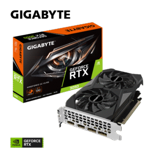 GIGABYTE GeForce RTX 3050 WINDFORCE OC V2 6G Graphics Card, 2X WINDFORCE Fans, 6GB GDDR6 96-bit GDDR6, GV-N3050WF2OCV2-6GD Graphics Card