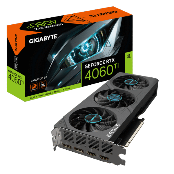 GIGABYTE GeForce RTX 4060 Ti Eagle OC 8G Graphics Card, 3X WINDFORCE Fans, 8GB 128-bit GDDR6, GV-N406TEAGLE OC-8GD Video Card - Image 4