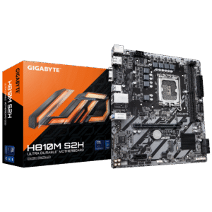 GIGABYTE H810M S2H Intel Core Ultra (Series 2) LGA 1851 Motherboard, mATX, DDR5, 1x M.2, PCIe 4.0, USB 3.2 Gen1, 1GbE LAN, EZ-Latch