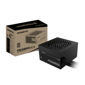 GIGABYTE P650SS Non Modular Power Supply, 650W Power, 80 Plus Silver Efficiency, 120mm Fluid Dynamic Bearing Fan, Intel ATX 3.0 Standard, 0.9 Active PFC