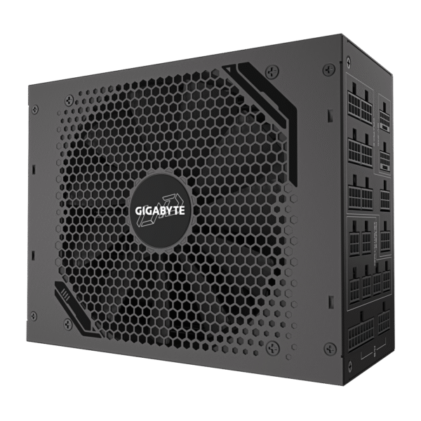 GIGABYTE UD1600PM PG5 AI TOP Fully Modular Power Suppler, 1600W Power, 80 PLUS Platinum Efficiency, 140mm Double Ball Bearing Fan, ATX 12V v3.1, PCIe Gen 5.0, Black - Image 4