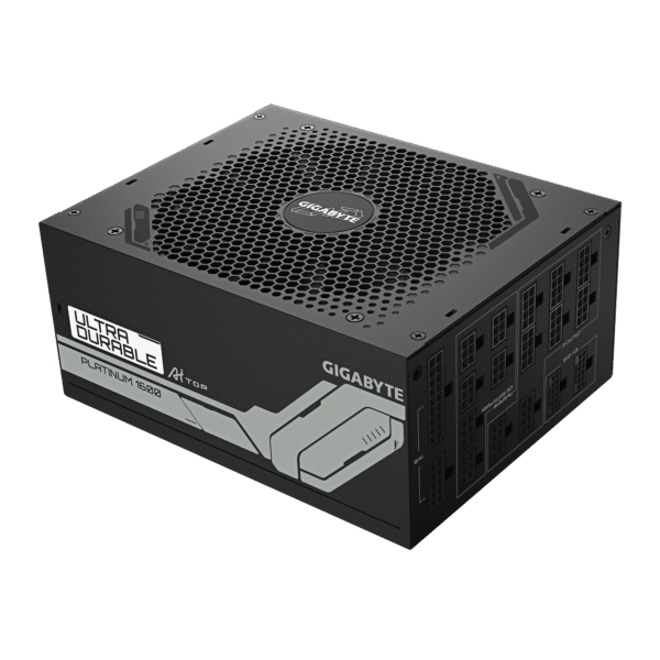 GIGABYTE UD1600PM PG5 AI TOP Fully Modular Power Suppler, 1600W Power, 80 PLUS Platinum Efficiency, 140mm Double Ball Bearing Fan, ATX 12V v3.1, PCIe Gen 5.0, Black - Image 7