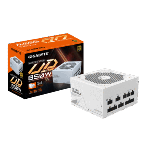 GIGABYTE GP-UD850GM PG5W - PCIe5.0 Ready - ATX3.0-850W 80 Plus Gold Certified - Fully Modular Power Supply