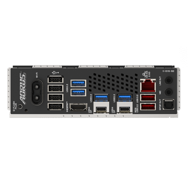GIGABYTE X870 AORUS Elite WIFI7 AMD AM5 LGA 1718 Motherboard, ATX, DDR5, 4X M.2, PCIe 5.0, USB4, WIFI7, 2.5GbE LAN, EZ-Latch - Image 5