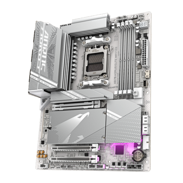 GIGABYTE X870 AORUS Elite WIFI7 ICE AMD AM5 LGA 1718 Motherboard, ATX, DDR5, 4X M.2, PCIe 5.0, USB4, WIFI7, 2.5GbE LAN, EZ-Latch - Image 4