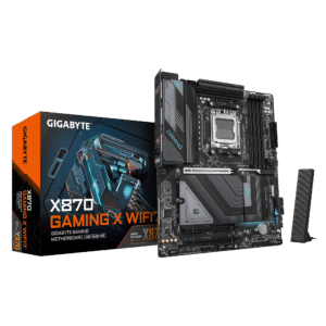 GIGABYTE X870 Gaming X WIFI7 AMD AM5 LGA 1718 Motherboard, ATX, DDR5, 3X M.2, PCIe 5.0, USB4, WIFI7, 2.5GbE LAN, EZ-Latch