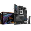 GIGABYTE X870E AORUS PRO AMD AM5 LGA 1718 Motherboard, ATX, DDR5, 4X M.2, PCIe 5.0, USB4, WIFI7, 2.5GbE LAN, EZ-Latch