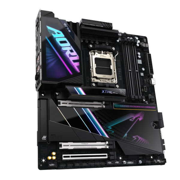 GIGABYTE X870E AORUS Xtreme AI TOP AMD AM5 LGA 1718 Motherboard, E-ATX, DDR5, 4X M.2, PCIe 5.0, USB4, WIFI7, 10GbE LAN, EZ-Latch - Image 4