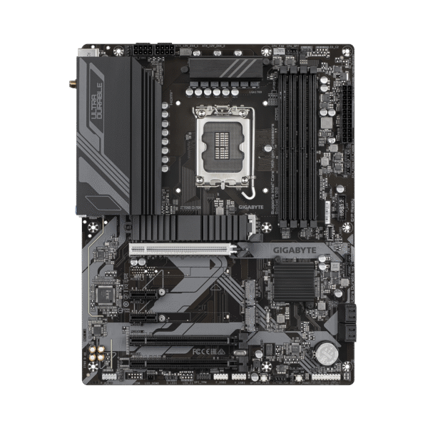 Gigabyte Z790 D AX Ultra Durable Intel 1700 Socket Motherboard, ATX, 4x DDR5 Slots, 3x M.2 Sockets, 2x USB-C Port, 2.5GbE LAN, Wi-Fi 6E, 1x DisplayPort / 1x HDMI Port - Image 2