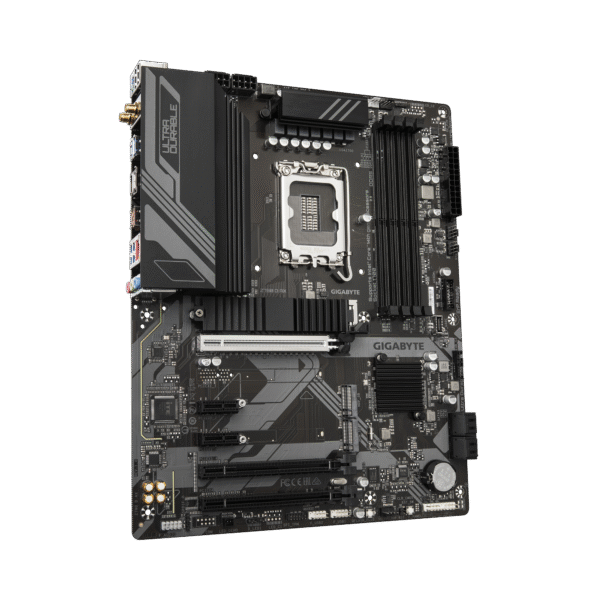 Gigabyte Z790 D AX Ultra Durable Intel 1700 Socket Motherboard, ATX, 4x DDR5 Slots, 3x M.2 Sockets, 2x USB-C Port, 2.5GbE LAN, Wi-Fi 6E, 1x DisplayPort / 1x HDMI Port - Image 3