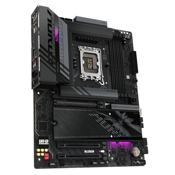 GIGABYTE Z890 AORUS Elite WIFI7 Intel Core Ultra (Series 2) LGA 1851 Motherboard, ATX, DDR5, 4X M.2, PCIe 5.0, Thunderbolt 4, WIFI7, 2.5GbE LAN, EZ-Latch - Image 3
