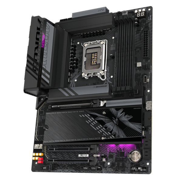 GIGABYTE Z890 AORUS Elite WIFI7 Intel Core Ultra (Series 2) LGA 1851 Motherboard, ATX, DDR5, 4X M.2, PCIe 5.0, Thunderbolt 4, WIFI7, 2.5GbE LAN, EZ-Latch - Image 4