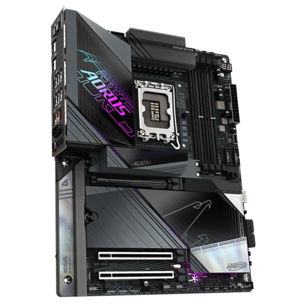 GIGABYTE Z890 AORUS Master Intel Core Ultra (Series 2) LGA 1851 Motherboard, ATX, DDR5, 5X M.2, PCIe 5.0, Thunderbolt 4, WIFI7, 10GbE LAN, EZ-Latch - Image 6