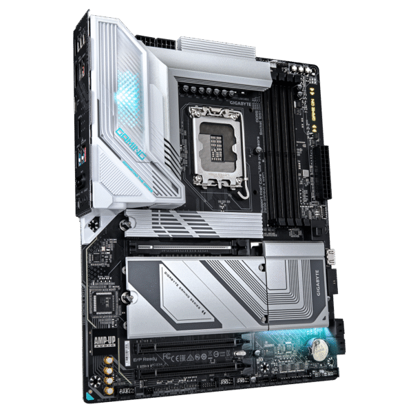 GIGABYTE Z890 Gaming X WIFI7 Intel Core Ultra (Series 2) LGA 1851 Motherboard, ATX, DDR5, 4X M.2, PCIe 5.0, USB4, WIFI7, 2.5GbE LAN, EZ-Latch - Image 3