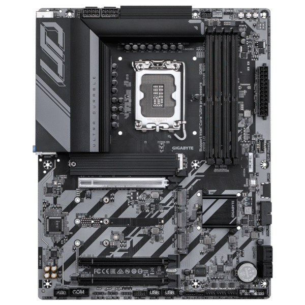 GIGABYTE Z890 UD, LGA 1851 ATX Motherboard, Intel Z890 Express Chipset, 4x DDR5 DIMM Slots, Up To 256GB Max Memory, 1x PCIe 5.0 x16 Slot, 3x M.2 Slots - Image 2
