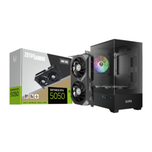 Gaming PC | RTX 5050 Twin Edge 8GB | i5-12400F | 16GB DDR4 | 500GB SSD | Aura GC9M ARGB