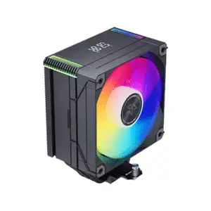 SNOWMAN MT4-V4D-ARGB CPU Cooler – 120mm ARGB Fan | 4 Heat Pipes | Digital Display