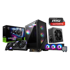 MSI RTX 5070 GAMING TRIO OC + i5 13400F – Liquid-Cooled Beast | 16GB DDR4 | 1TB Gen4 SSD | MAG Case + 750W PSU + 6 Fans
